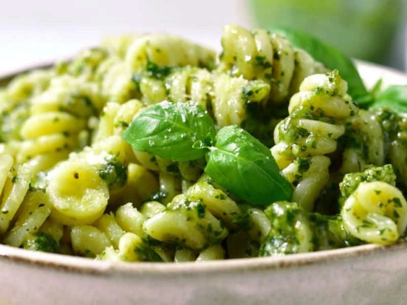 Fusilli au pesto bio